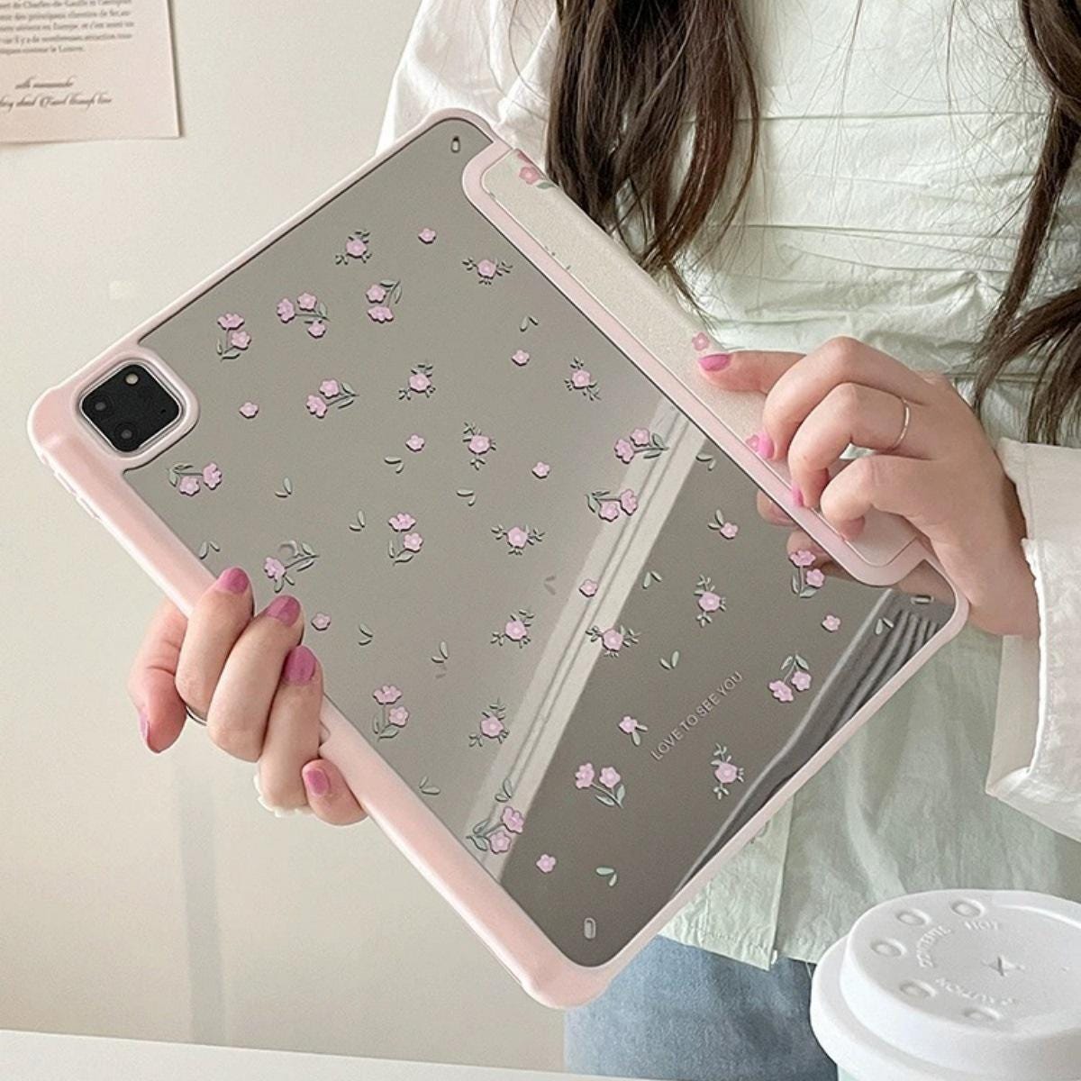 Floral Tri-Fold iPad Case