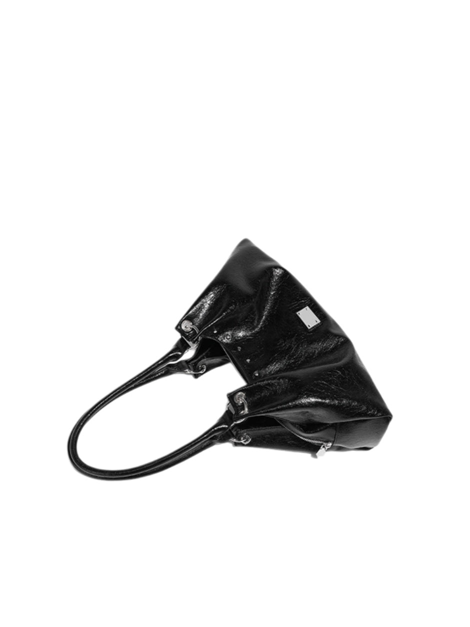 Soft Gloss Hobo Shoulder Bag