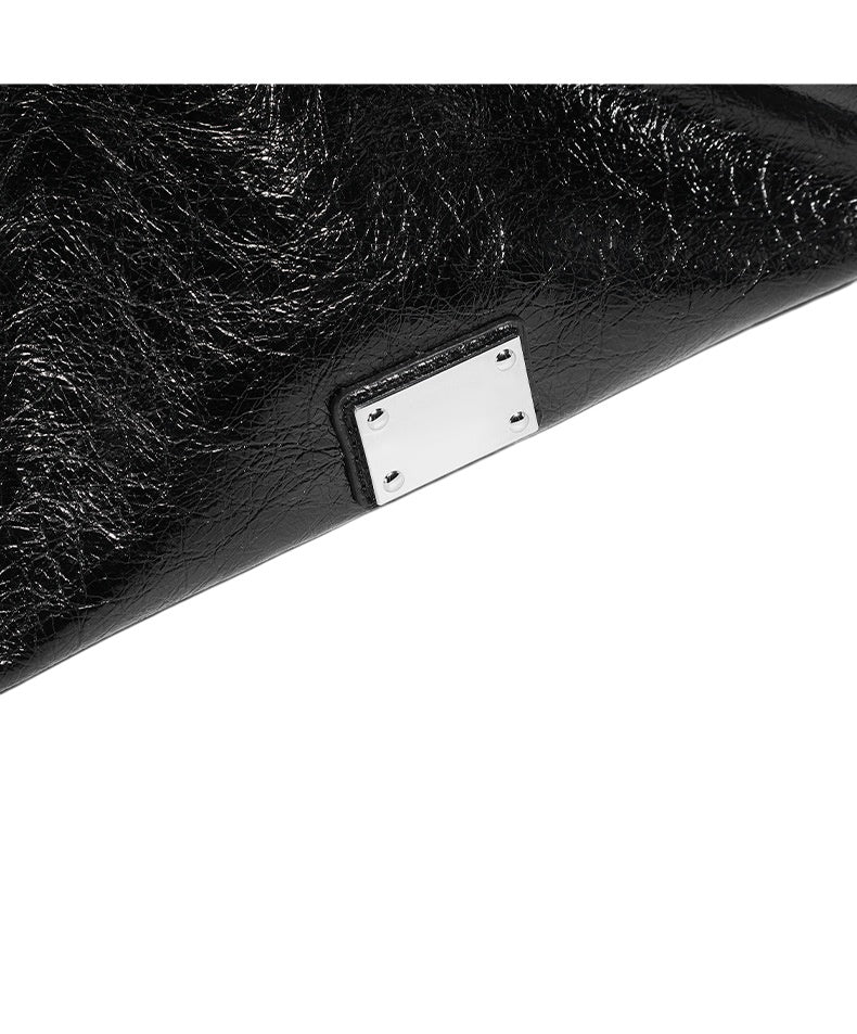 Soft Gloss Hobo Shoulder Bag