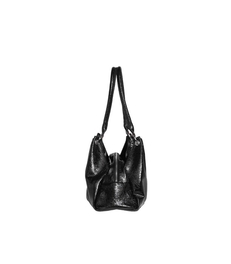 Soft Gloss Hobo Shoulder Bag