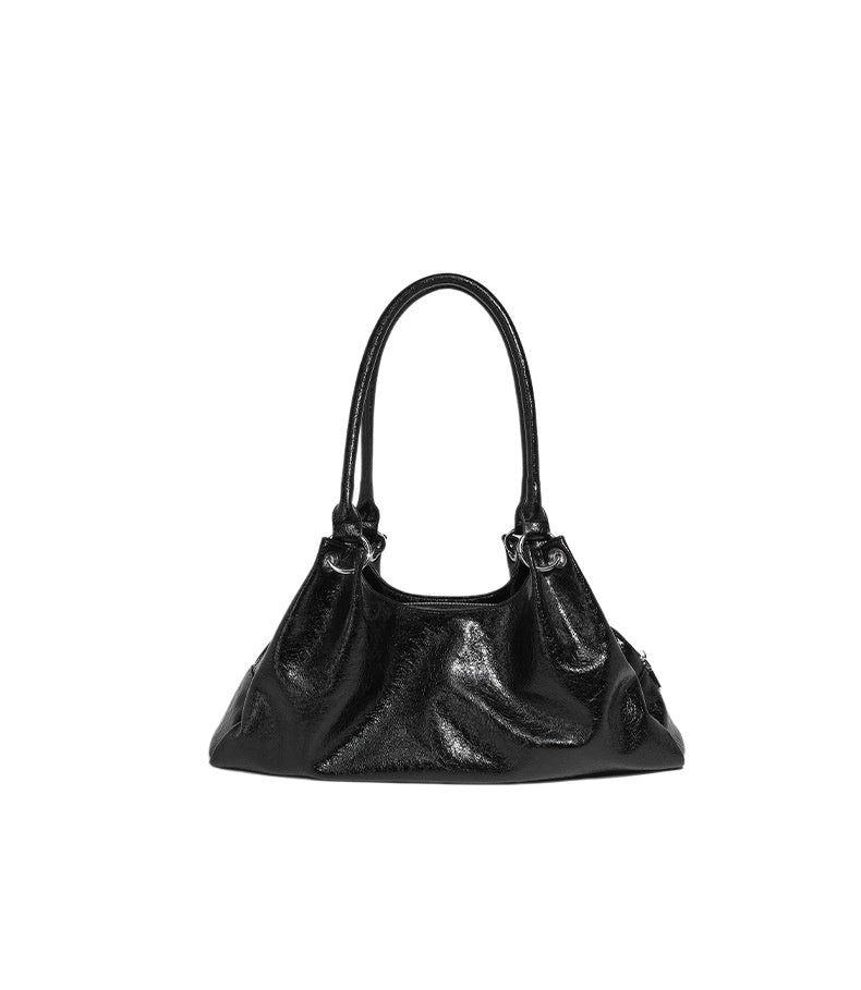 Soft Gloss Hobo Shoulder Bag