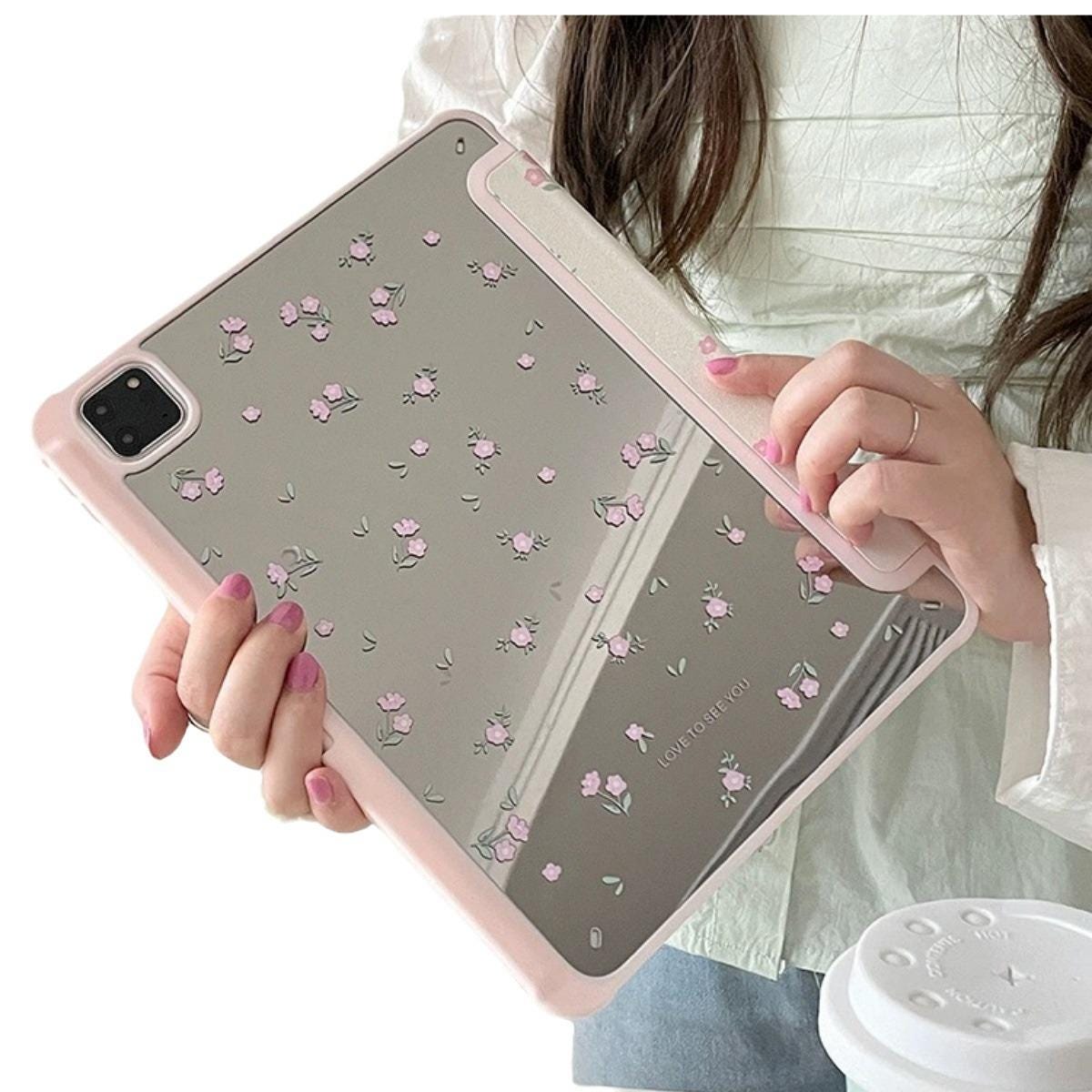 Floral Tri-Fold iPad Case