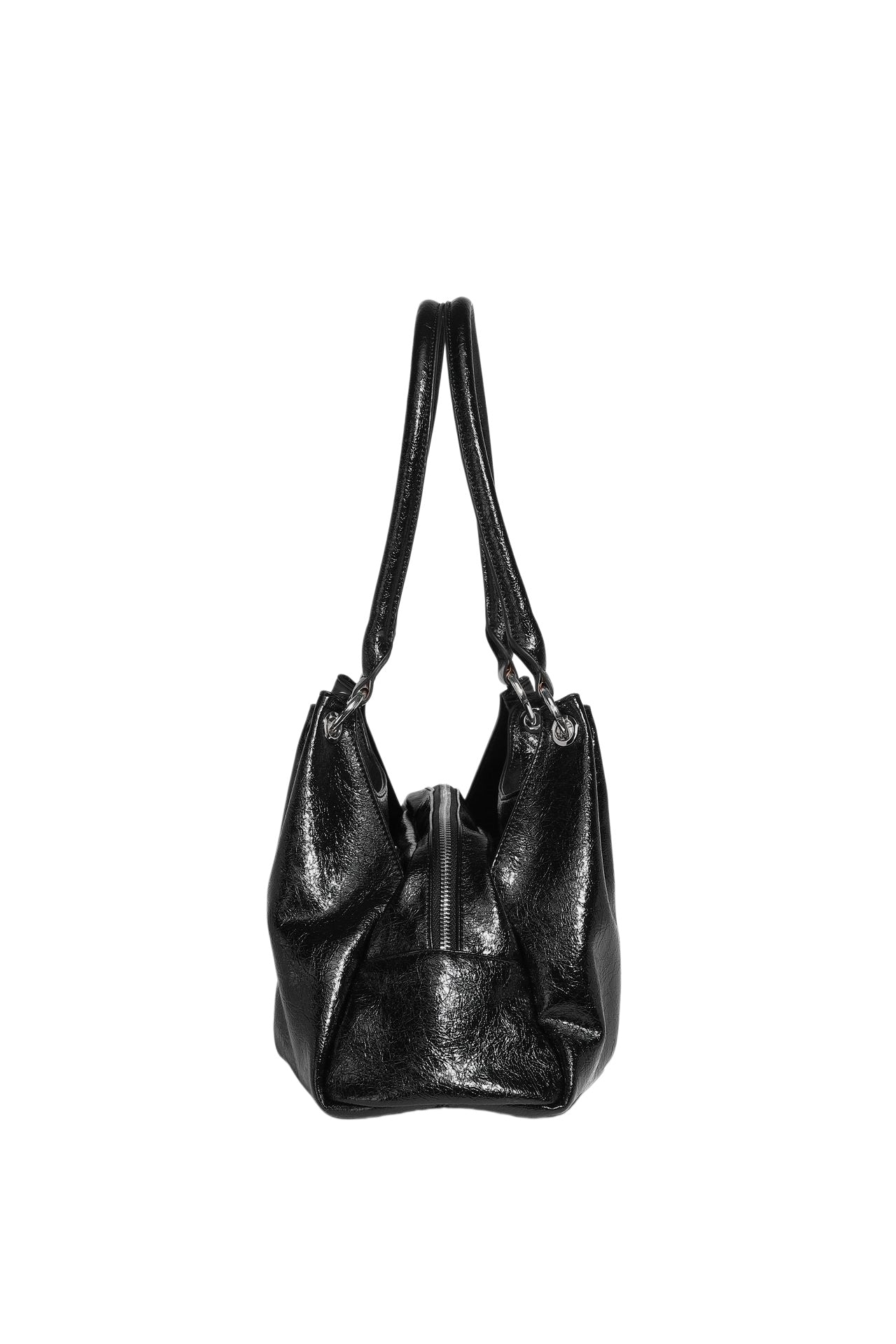 Soft Gloss Hobo Shoulder Bag