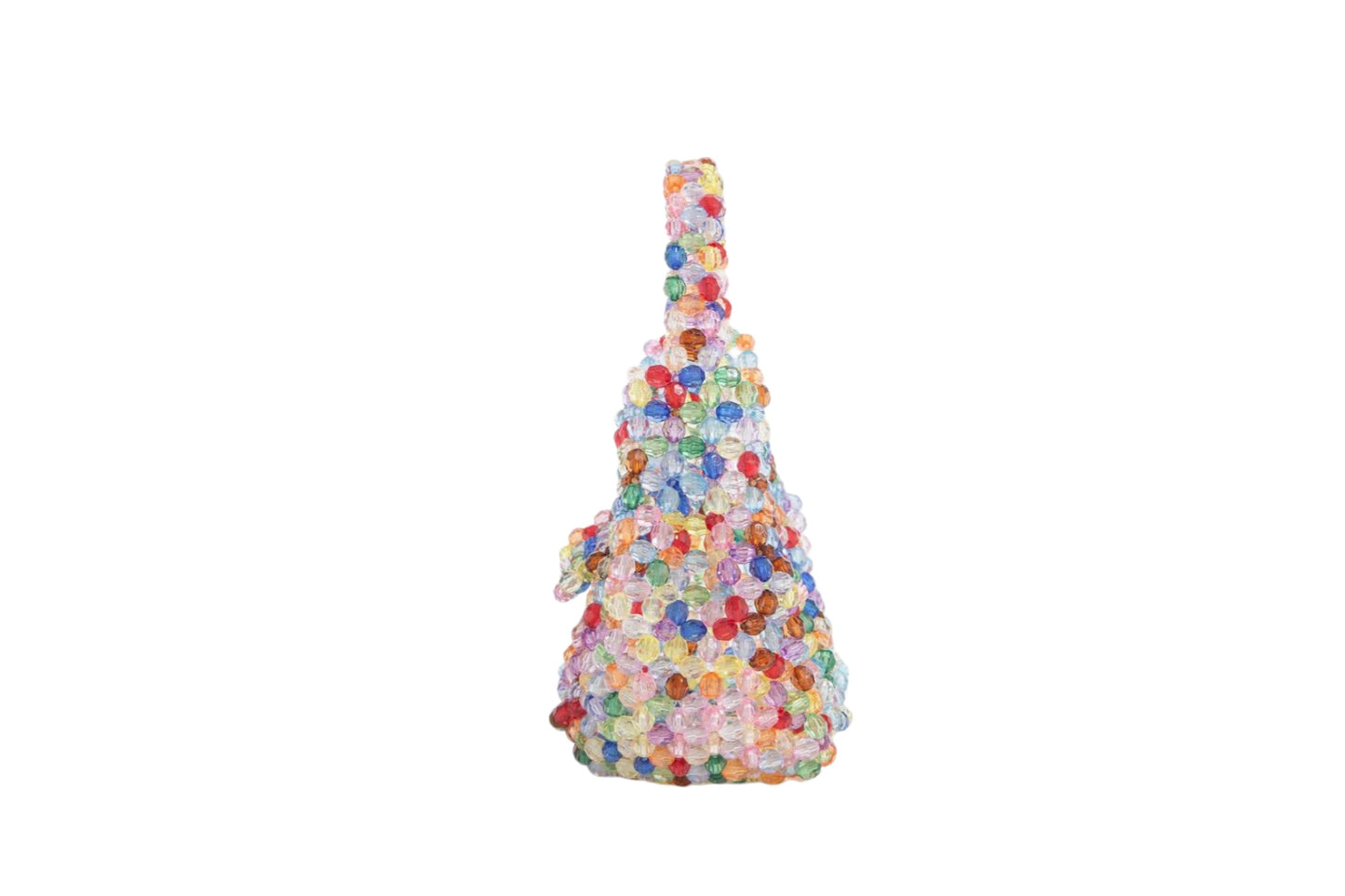 Silver Crystal Beaded Mini Bag