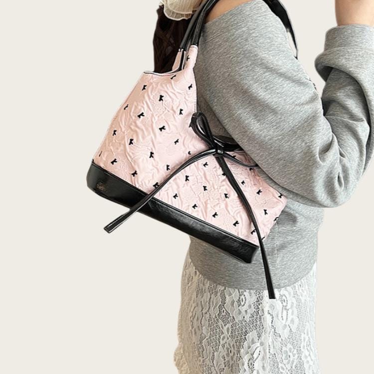 Ribbon Bucket Tote Bag