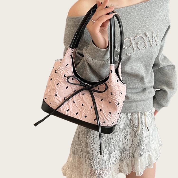 Ribbon Bucket Tote Bag