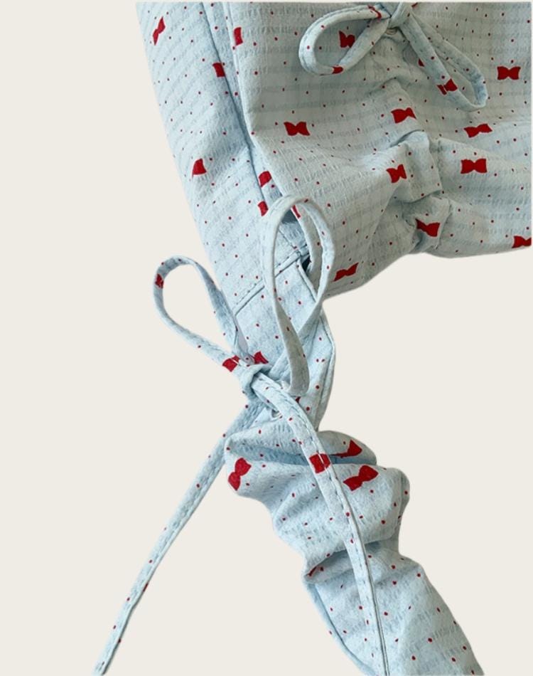 Shirring Canvas Large-Capacity Shoulder Tote Bag