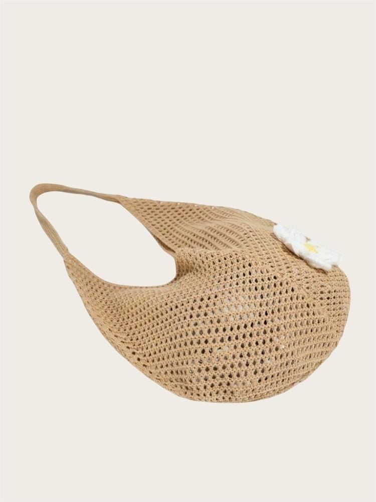 Daisy Rattan Shoulder Bag