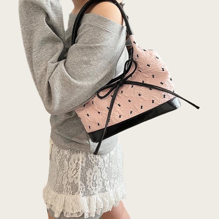 Ribbon Bucket Tote Bag