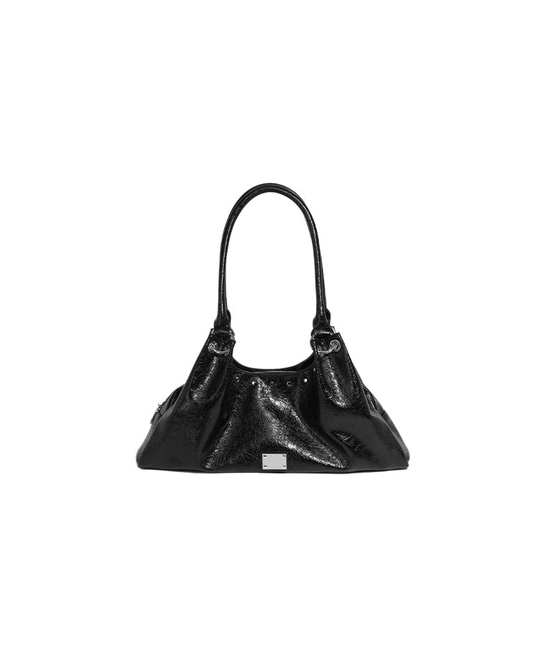 Soft Gloss Hobo Shoulder Bag