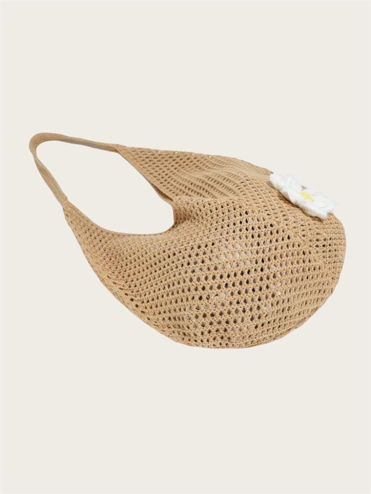 Daisy Rattan Shoulder Bag