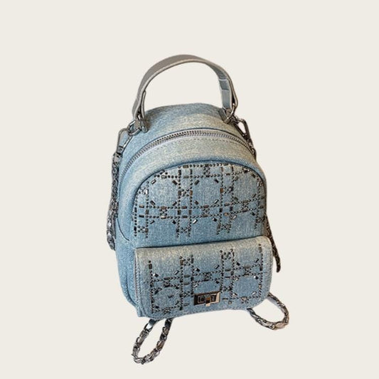 Bling Cubic Chain Backpack
