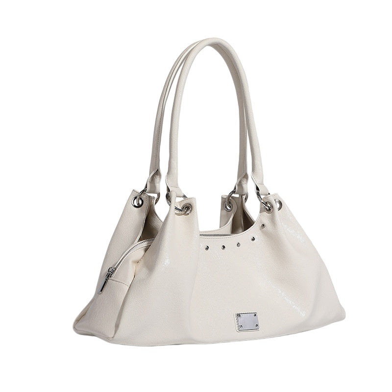 Soft Gloss Hobo Shoulder Bag